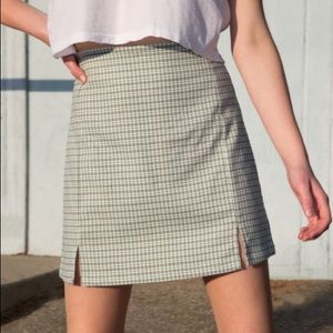 Green Plaid Cara Skirt
